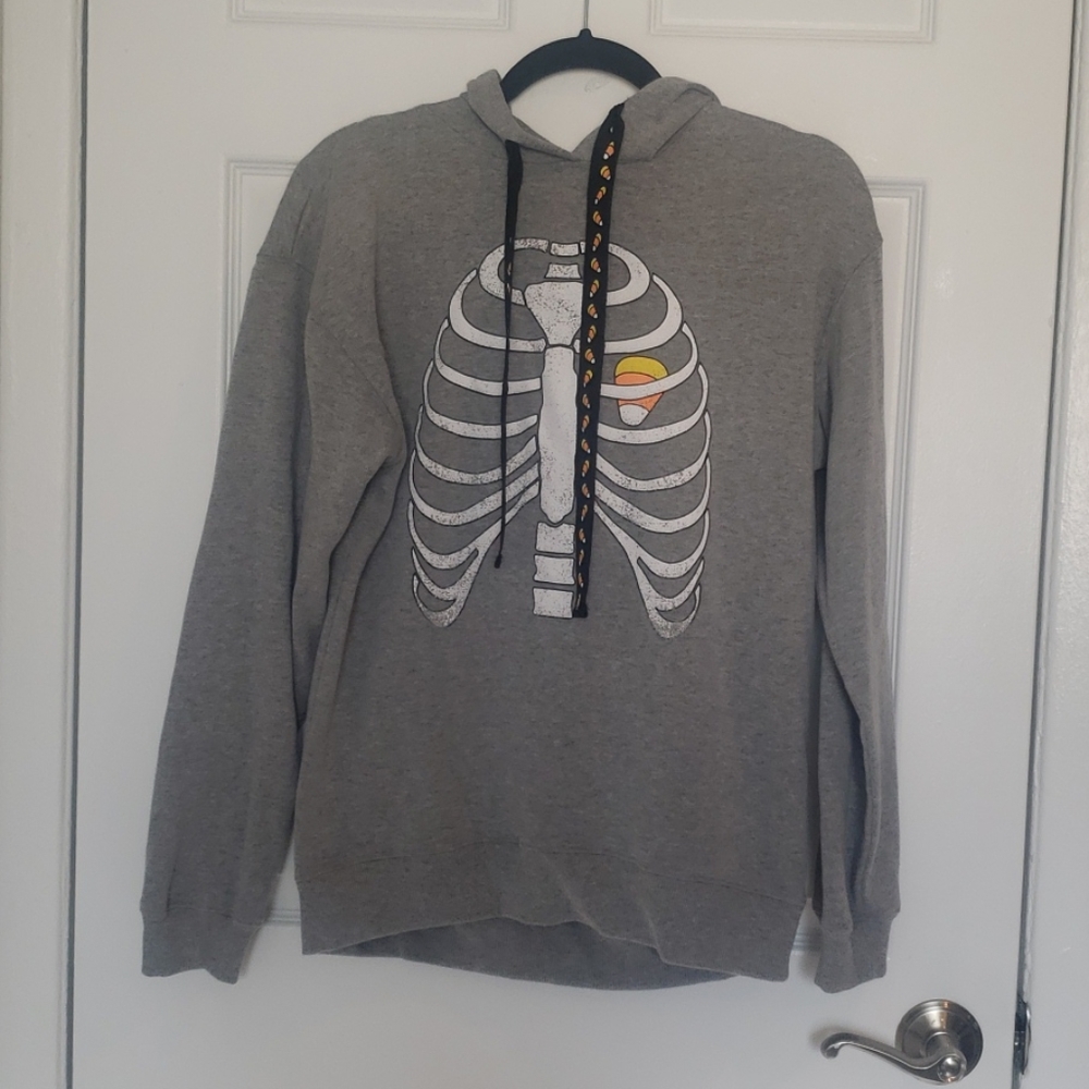 NWOT Halloween Candy Corn Hoodie Small